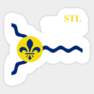 St. Louis Ultimate Flag Shirt Sticker